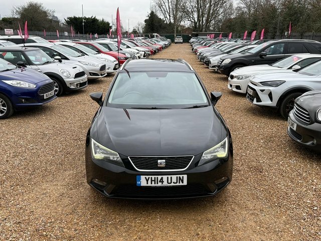 Seat Leon 1.6 Tdi Cr Se Sport Tourer Euro 5 S S YH14UJN Black #2