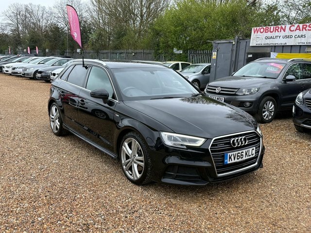 Audi A3 2.0 Tdi S Line Sportback S Tronic 6Spd Quattr Black