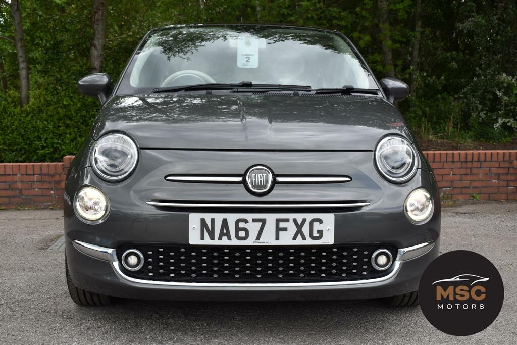 Fiat 500 1.2 Lounge Hatchback Euro 6 S S NA67FXG Grey #4