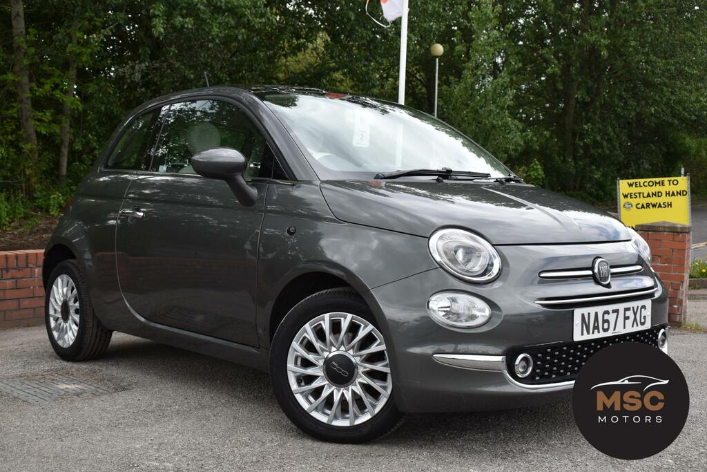 Fiat 500 1.2 Lounge Hatchback Euro 6 S S NA67FXG Grey #2