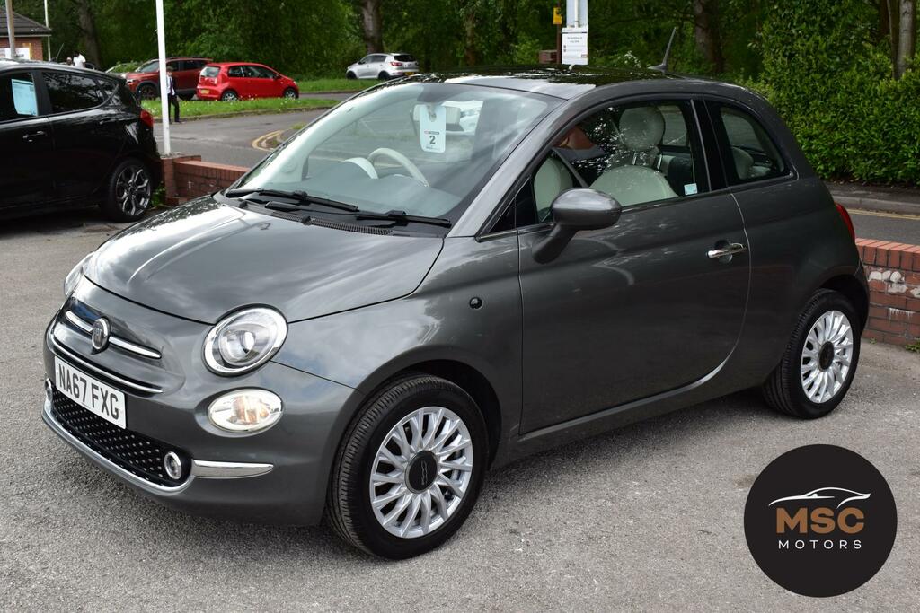 Fiat 500 1.2 Lounge Hatchback Euro 6 S S NA67FXG Grey #5
