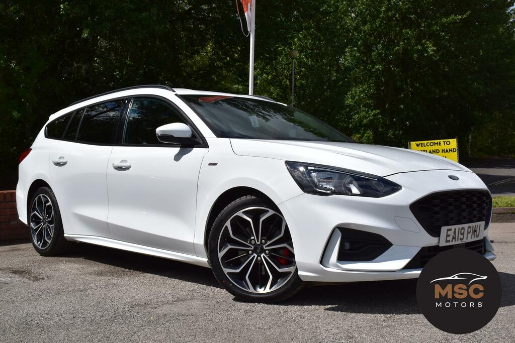 Ford Focus 1.5T Ecoboost St-line X Estate Eur EA19PMU White #2
