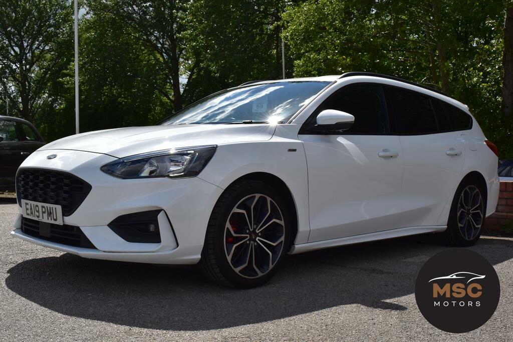 Ford Focus 1.5T Ecoboost St-line X Estate Eur EA19PMU White #5