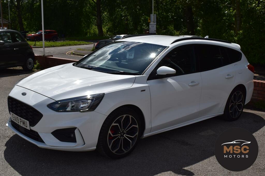 Ford Focus 1.5T Ecoboost St-line X Estate Eur EA19PMU White #4