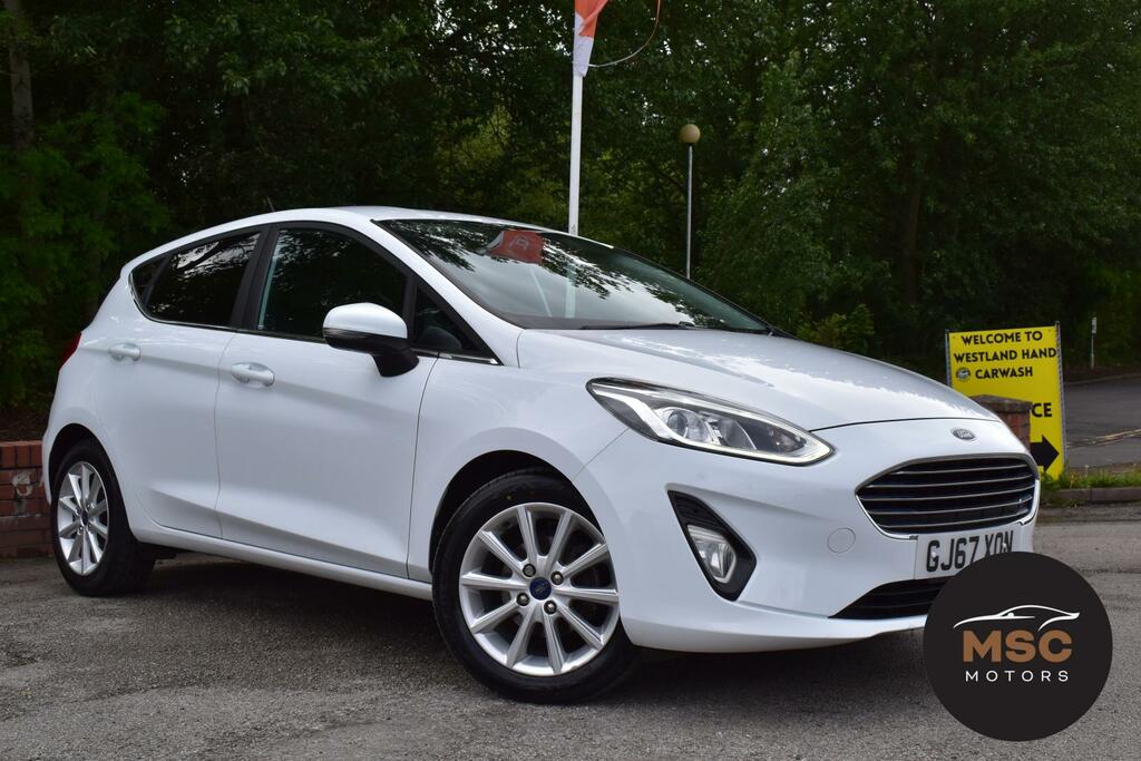Ford Fiesta 1.0T Ecoboost Titanium Hatchback GJ67XON White #2