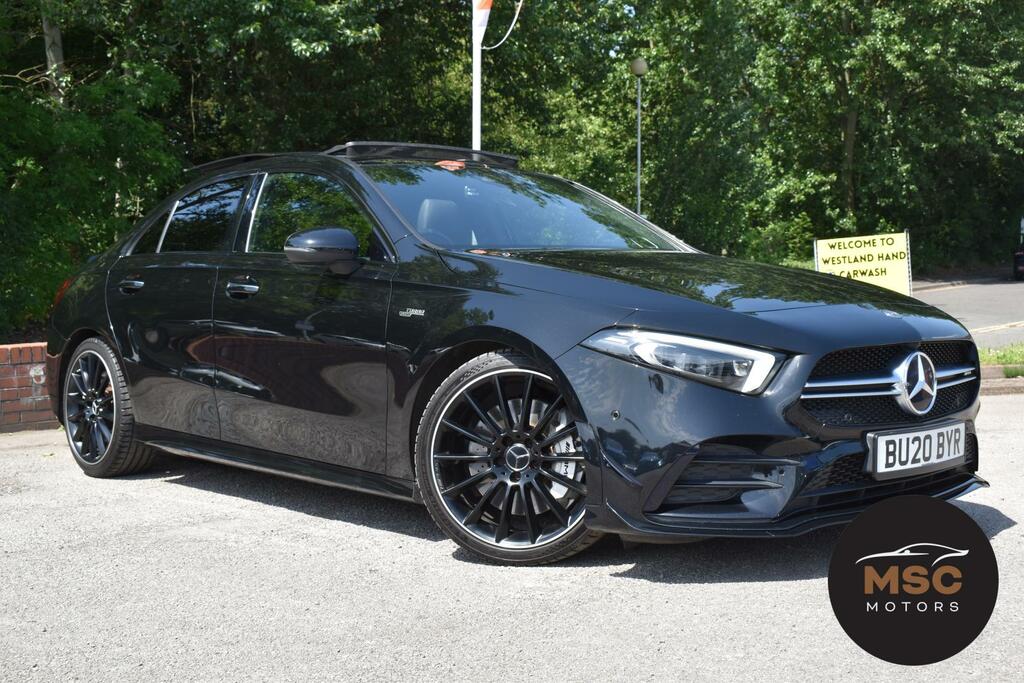 Mercedes-Benz A Class 2.0 A35 Amg Premium Plus Saloon Spds BU20BYR Black #2