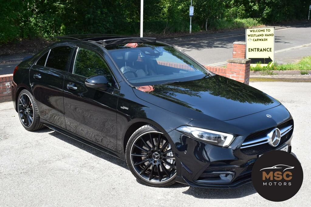 Mercedes-Benz A Class 2.0 A35 Amg Premium Plus Saloon Spds Black