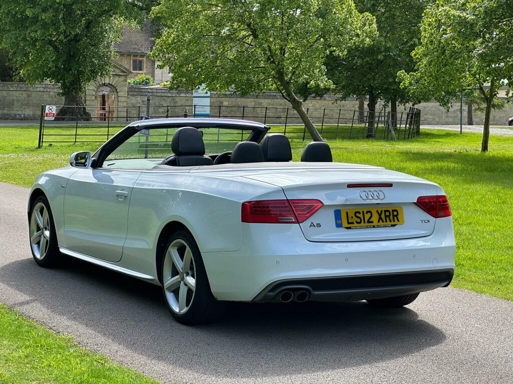 Audi A5 2.0 Tdi S Line Multitronic Euro 5 Ss LS12XRR White #6
