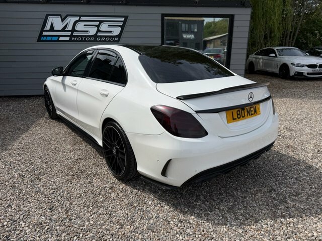 Mercedes-Benz C Class 2015 2.1 C250 Bluetec Amg Line Saloon G L80NEM White #3