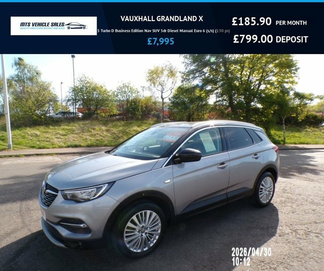 Vauxhall Grandland X 2020 1.5 Td Business Edition,2020,sat Nav,park Sen Grey