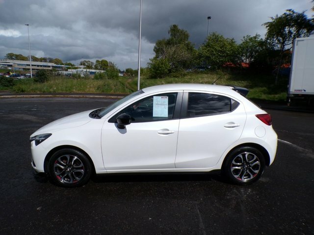 Mazda 2 2017 1.5 Skyactiv-g Sport 2017,Sat Nav,cruise,dab, SM66XAV White #2