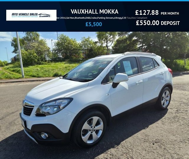 Vauxhall Mokka 2016 1.6 Cdti,tech-line 2016,Sat Nav,bluetooth,dab White