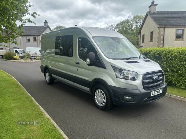 Ford Transit Custom 2.0 Ecoblue 130Ps H2 Trend Double Cab Van Silver