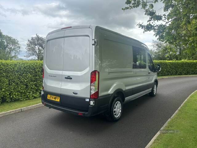 Ford Transit Custom 2.0 Ecoblue 130Ps H2 Trend Double Cab Van LD74MFY Silver #2