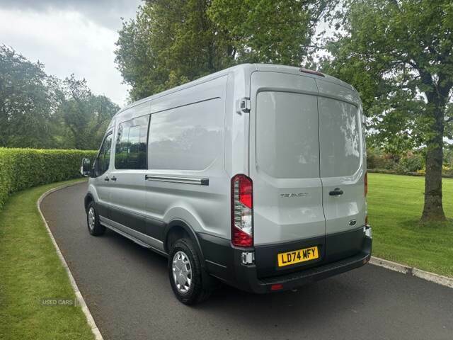Ford Transit Custom 2.0 Ecoblue 130Ps H2 Trend Double Cab Van LD74MFY Silver #4