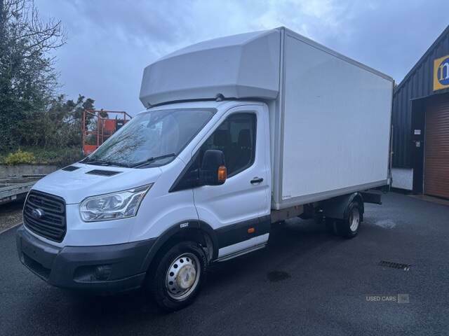 Ford Transit Custom 350 Luton DYZ9783 White #2