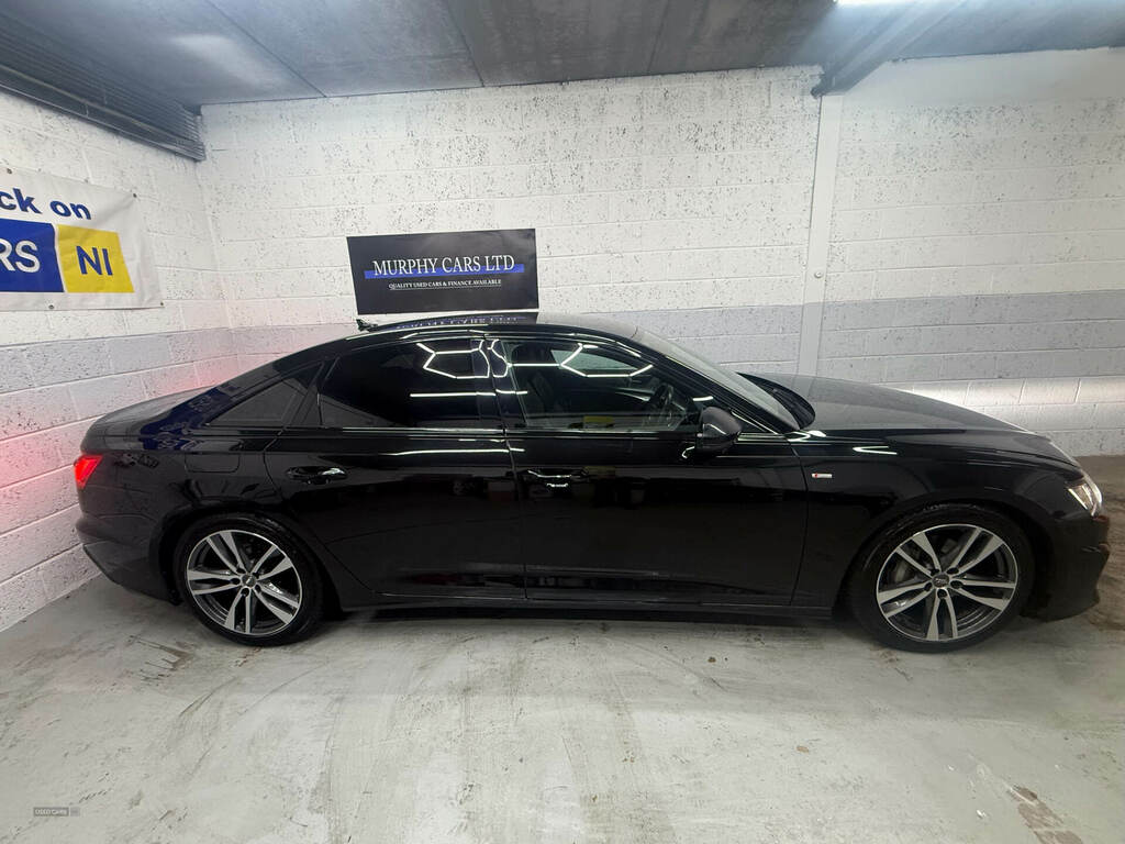 Audi A6 40 Tdi S Line S Tronic BA58YGB Black #5
