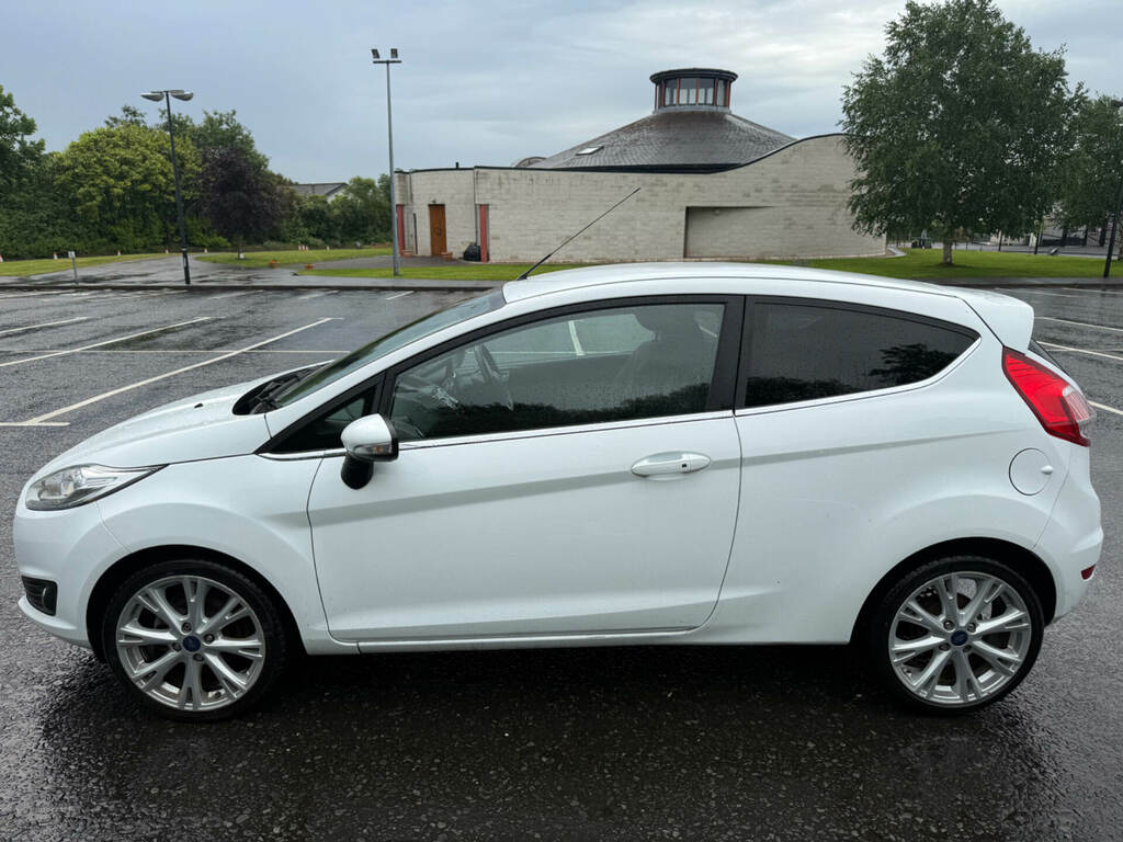 Ford Fiesta 1.0 Ecoboost Titanium YJZ4005 White #3