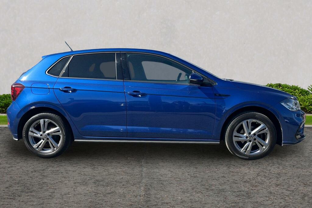 Volkswagen Polo 1.0 Tsi R-line WG73MXB Blue #4