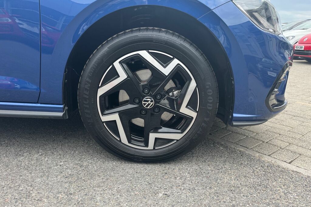 Volkswagen Polo 1.0 Tsi 115 R-line Dsg WF75RUY Blue #5