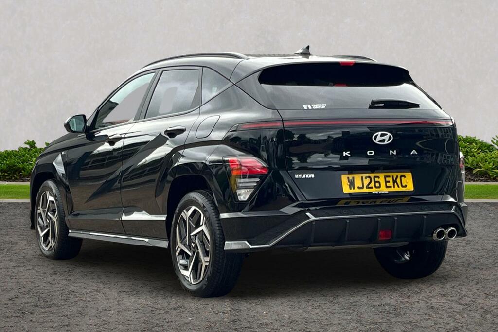 Hyundai Kona 1.6 T-gdi N Line S Dct Euro 6 Ss Black #3