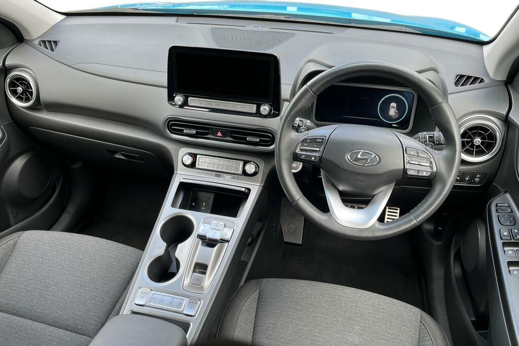 Hyundai Kona 39Kwh Premium 10.5Kw Charger Blue #6