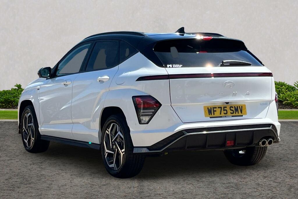 Hyundai Kona 1.6 H-gdi N Line S Dct Euro 6 Ss WF75SMV White #3
