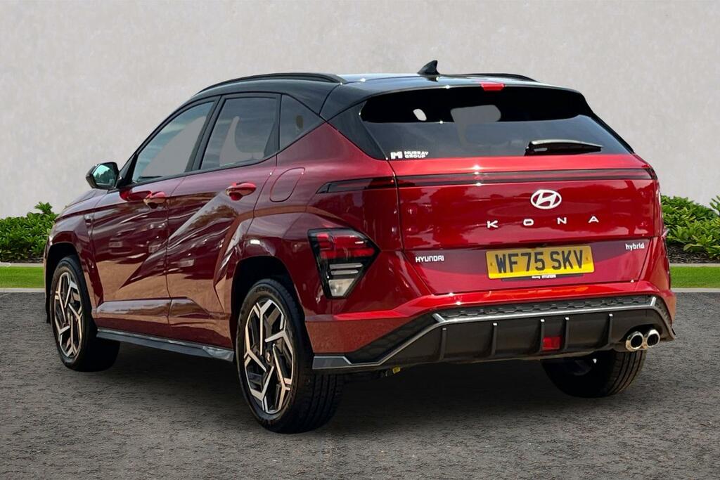 Hyundai Kona 1.6 H-gdi N Line S Dct Euro 6 Ss WF75SKV Red #3