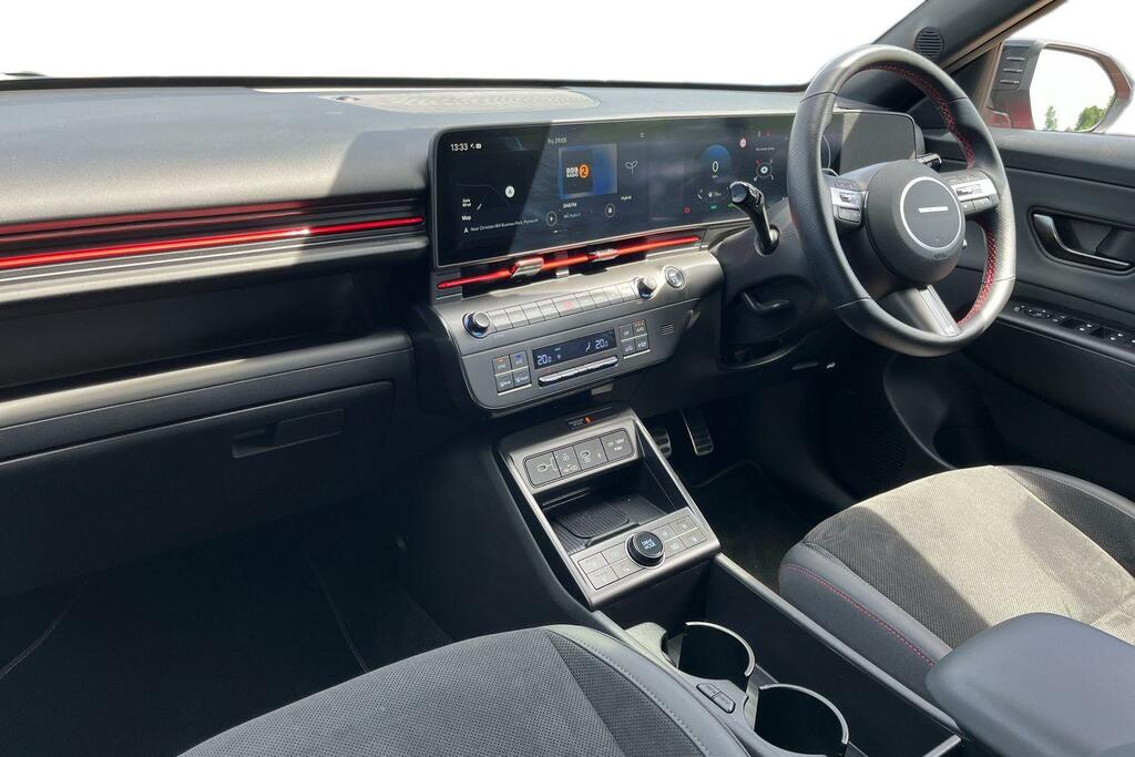 Hyundai Kona 1.6 H-gdi N Line S Dct Euro 6 Ss WF75SKV Red #2