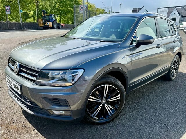 Volkswagen Tiguan 2018 2.0 Tdi Se Suv Dsg Euro 6 Ss 1 SC68VRM Grey #2