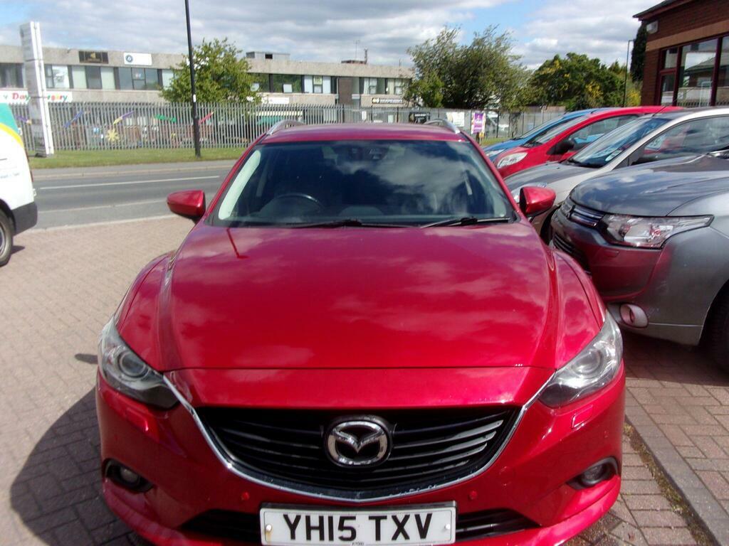 Mazda 6 2.2 Skyactiv-d Sport Nav Tourer Euro 6 S S YH15TXV Red #2