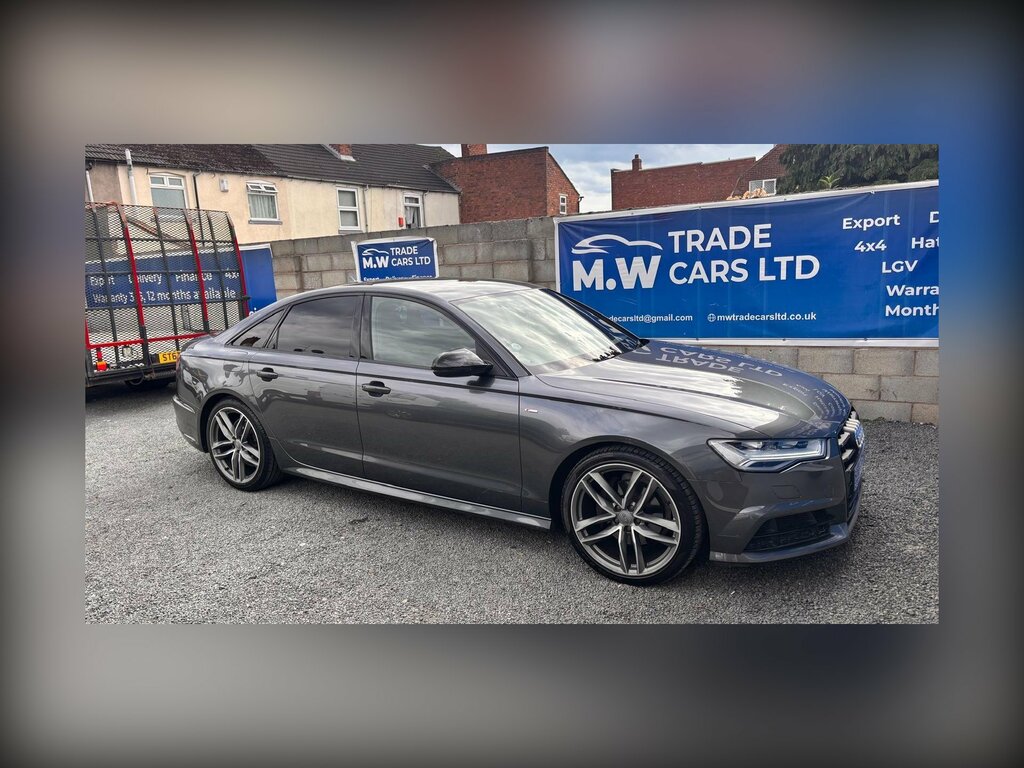 Audi A6 Saloon 2.0 Tdi Ultra Black Edition S Tronic Euro 6 Ss Grey