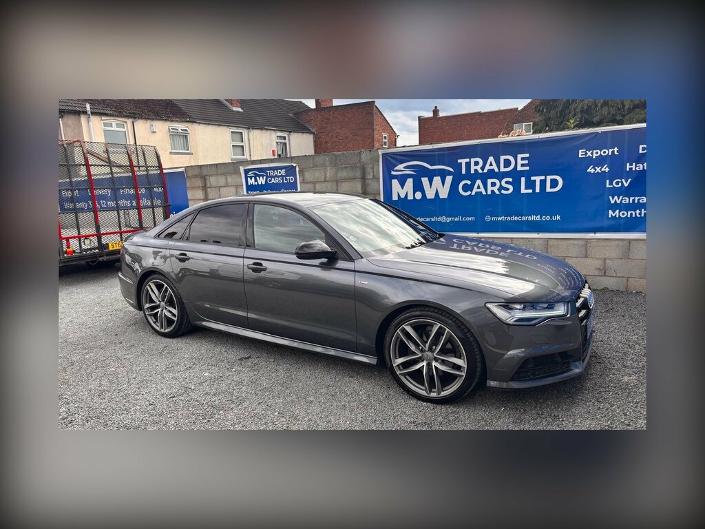 Audi A6 Saloon 2.0 Tdi Ultra Black Edition S Tronic Euro 6 Ss FP67NBL Grey #4
