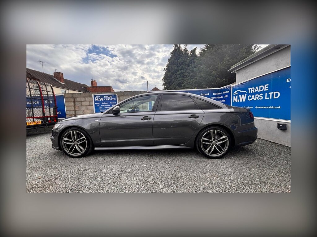 Audi A6 Saloon 2.0 Tdi Ultra Black Edition S Tronic Euro 6 Ss FP67NBL Grey #3