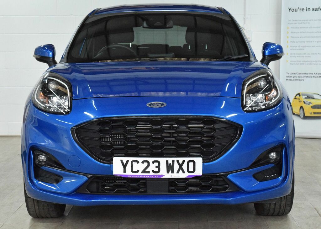 Ford Puma 1.0T Ecoboost Mhev St-line X Suv Hybrid YC23WXO Blue #2