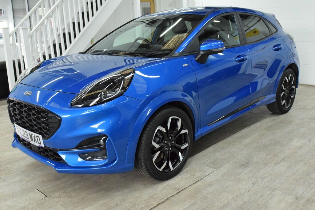 Ford Puma 1.0T Ecoboost Mhev St-line X Suv Hybrid YC23WXO Blue #4