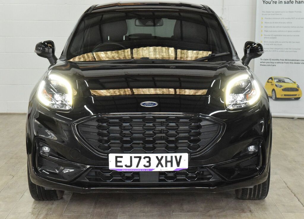 Ford Puma 1.0T Ecoboost Mhev St-line X Suv Hybrid EJ73XHV Black #2