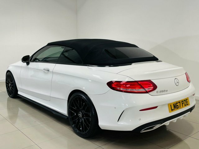 Mercedes-Benz C Class C250d Amg Line Cabriolet LM67PZE White #3