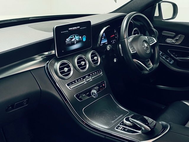 Mercedes-Benz C Class C200 Amg Line Saloon RO64VWM White #5