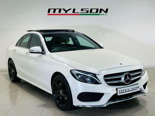Mercedes-Benz C Class C200 Amg Line Saloon White