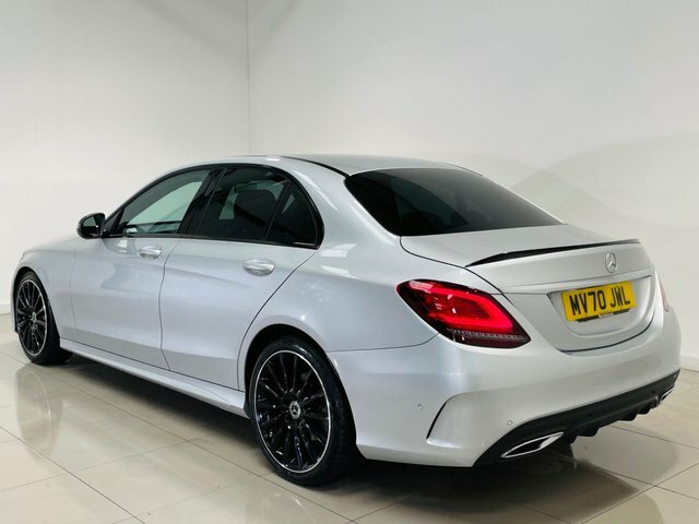 Mercedes-Benz C Class C220d Amg Line Premium MV70JWL Silver #2