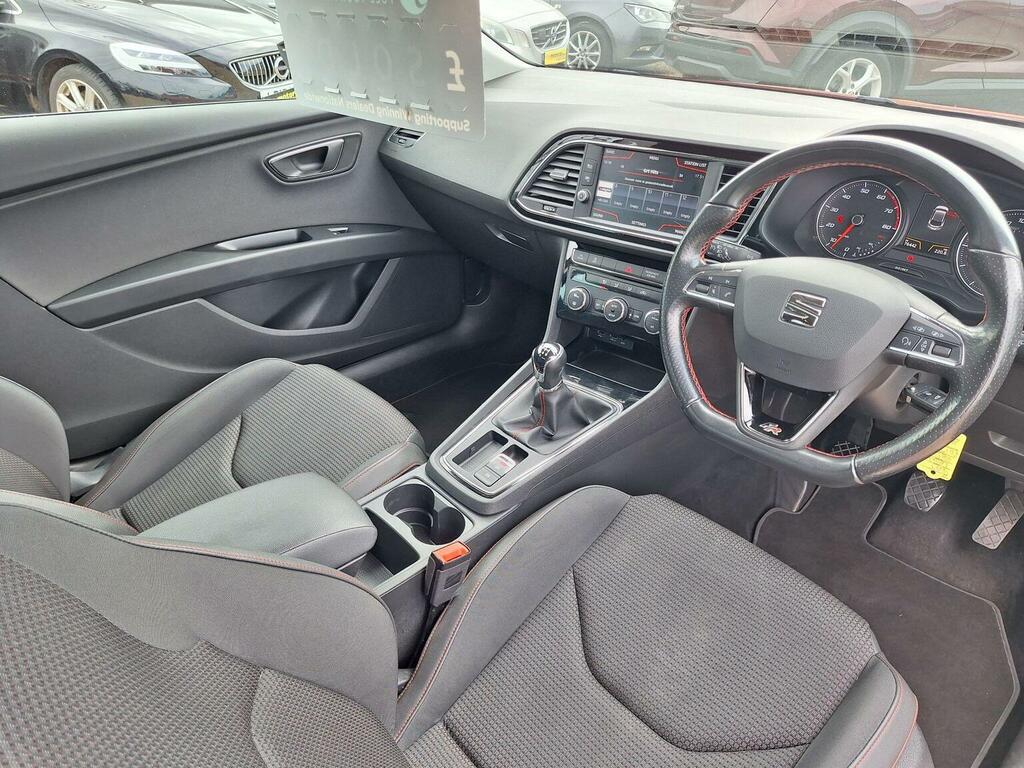 Seat Leon Hatchback 1.4 Ecotsi Fr Technology Sport Coupe Eur PE17SZR Red #6