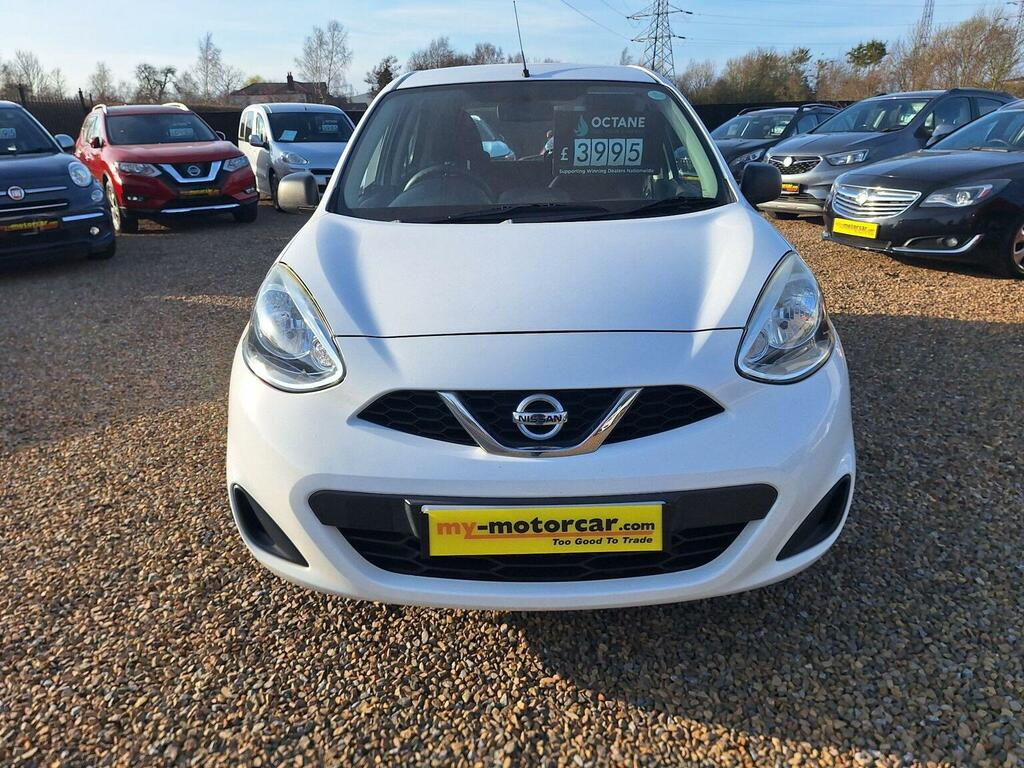 Nissan Micra Hatchback 1.2 Visia Euro 5 201565 PX65UAN White #5
