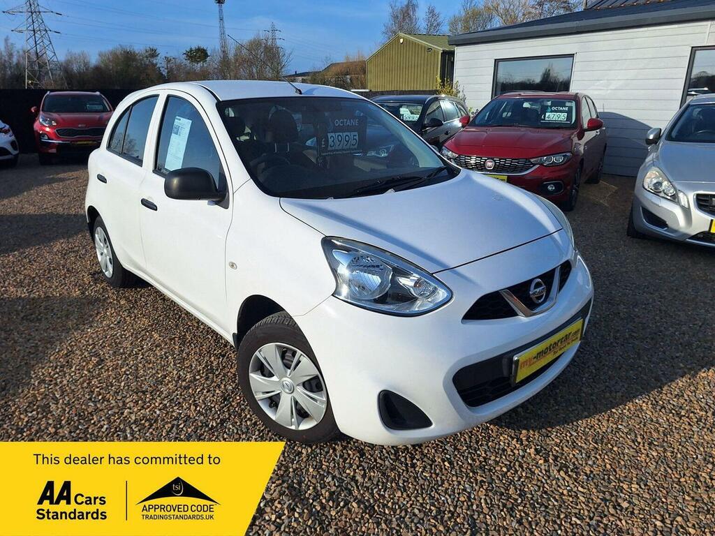 Nissan Micra Hatchback 1.2 Visia Euro 5 201565 White