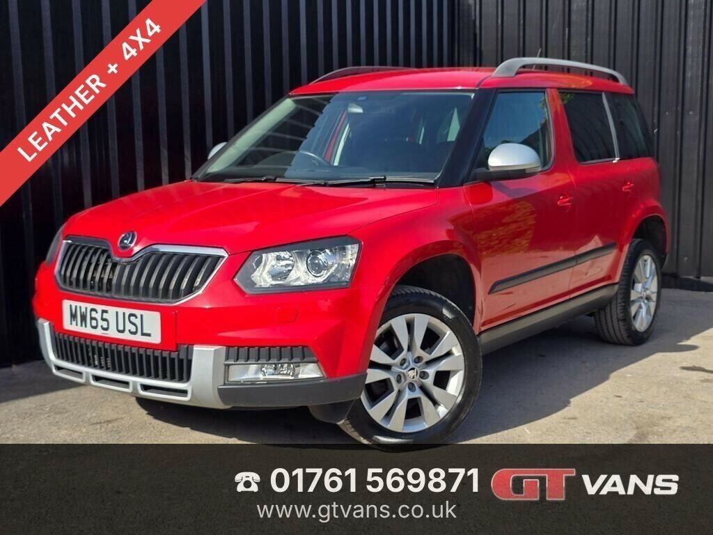 Skoda Yeti 2.0 Tdi Se L Outdoor Dsg 4Wd Euro 6 Ss Red