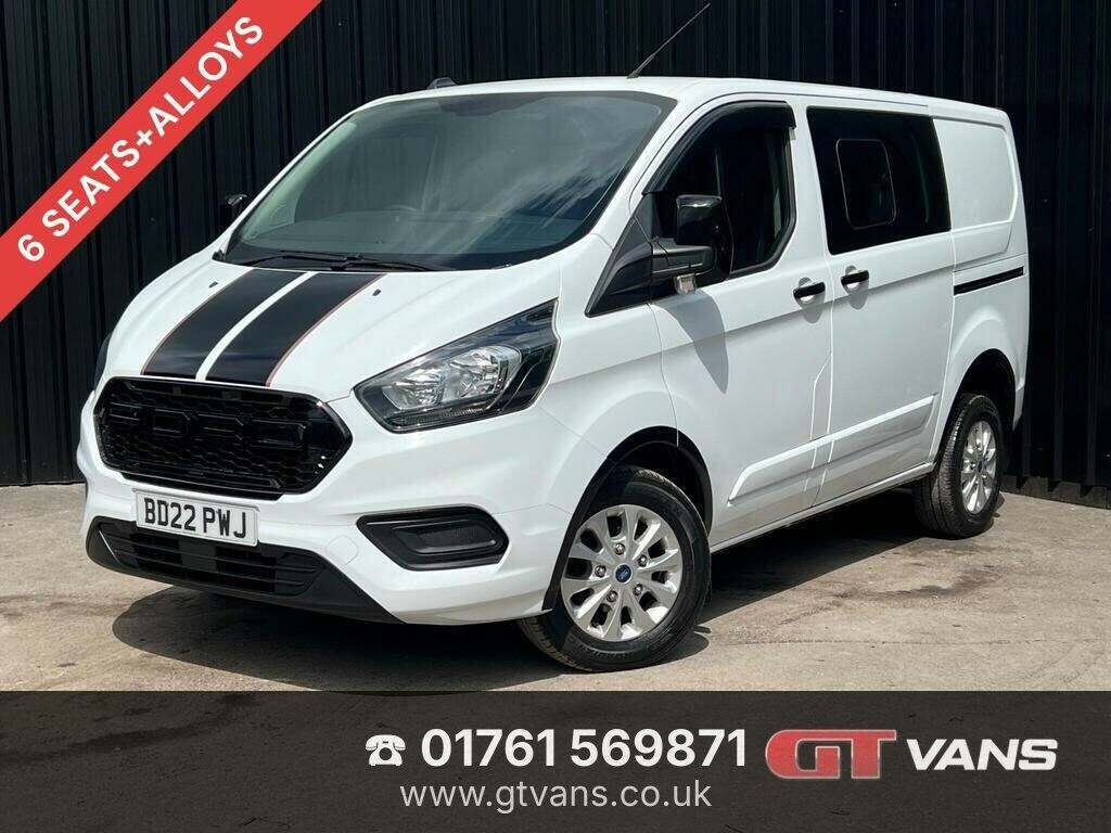 Ford Transit Custom 2.0 300 Ecoblue Leader Crew Van L1 H1 Euro 6 Ss