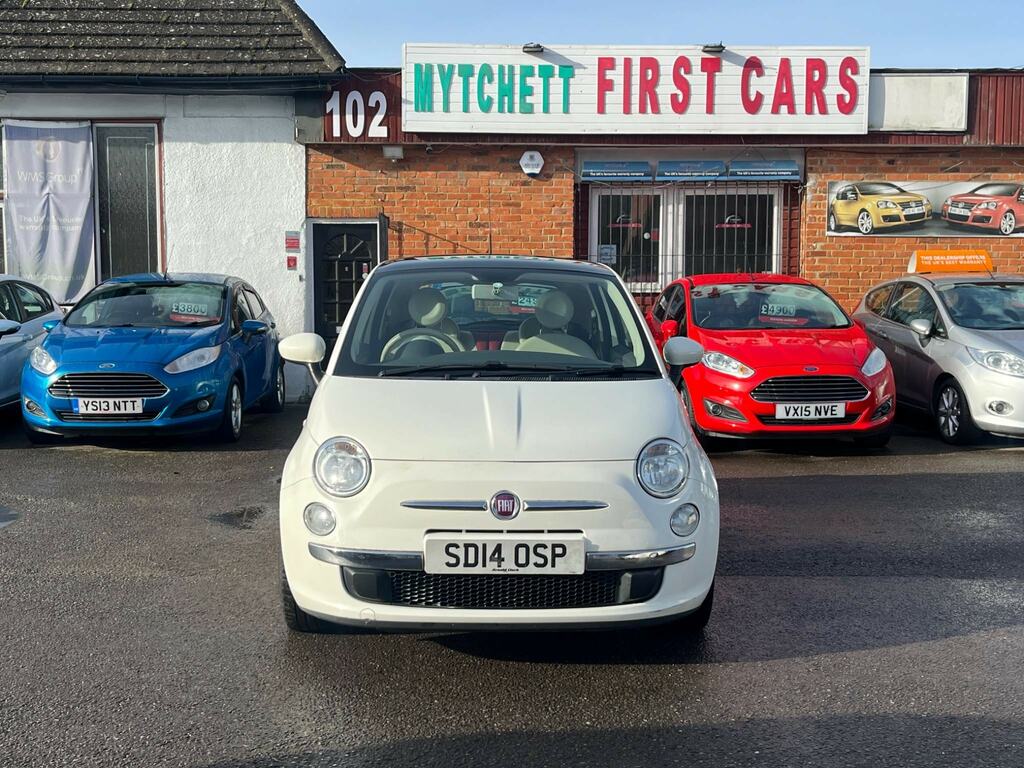 Fiat 500 1.2 Lounge Euro 6 Ss SD14OSP White #2