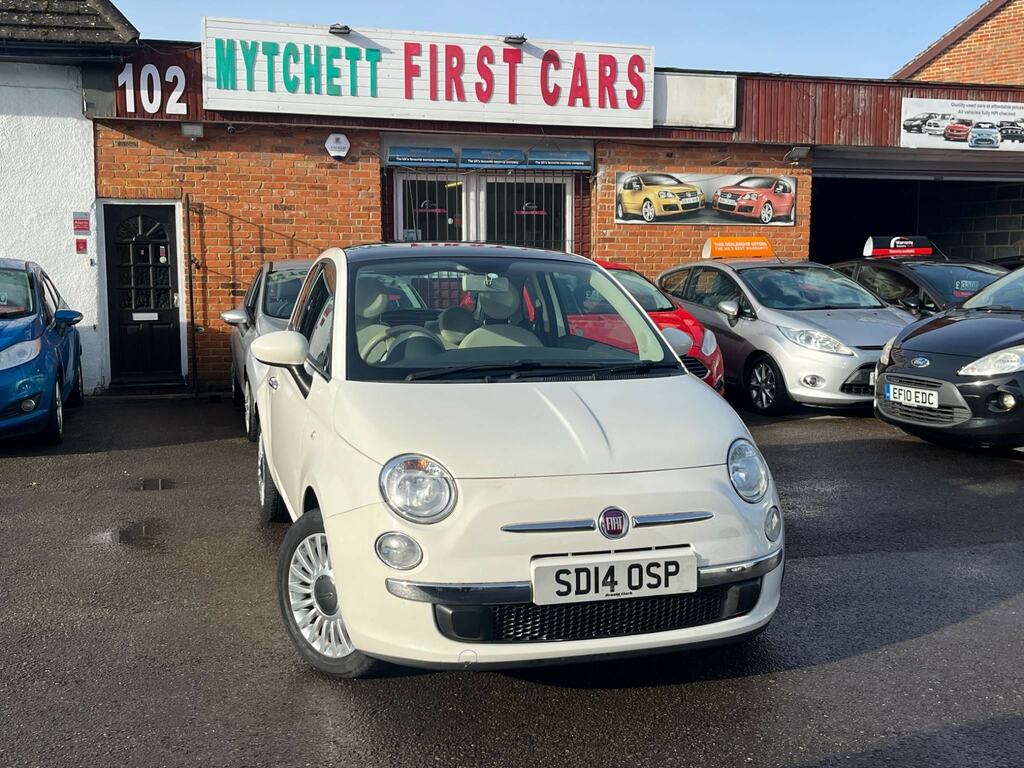 Fiat 500 1.2 Lounge Euro 6 Ss White