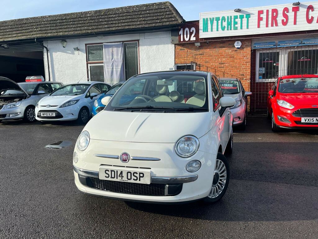 Fiat 500 1.2 Lounge Euro 6 Ss SD14OSP White #3
