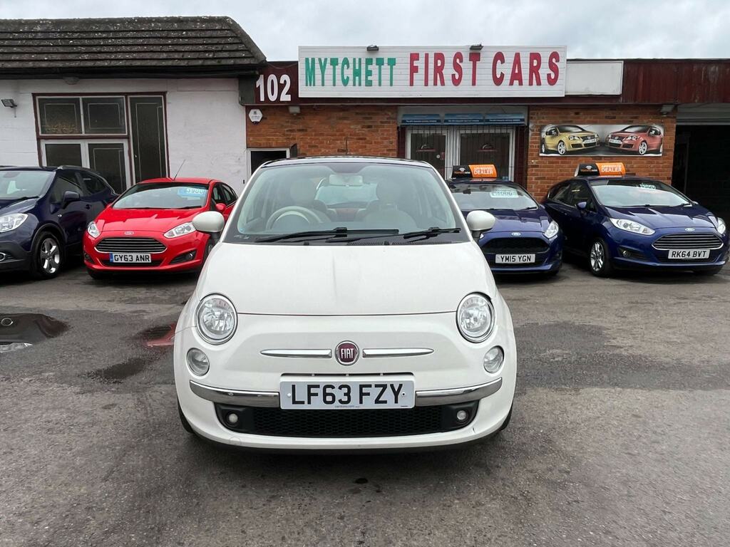 Fiat 500 1.2 Lounge Hatchback Euro 6 Ss White